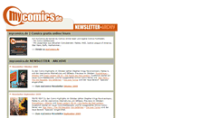 Desktop Screenshot of newsletter.mycomics.de